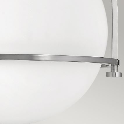 Quintiesse - Stropné svietidlo SOMERSET 1xE27/60W/230V pr. 28,2 cm matný chróm