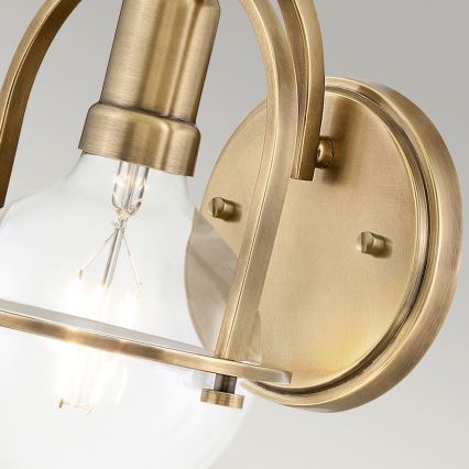 Quintiesse - Nástenná lampa SOMERSET 1xE27/60W/230V zlatá