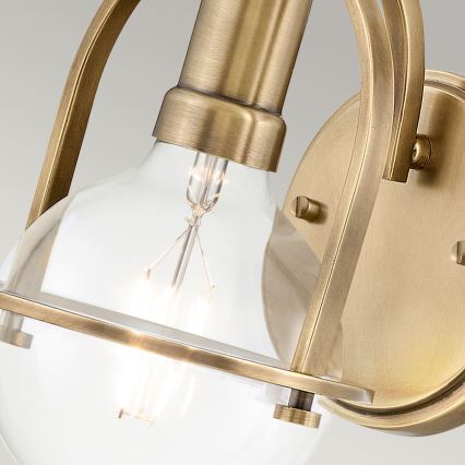 Quintiesse - Nástenná lampa SOMERSET 1xE27/60W/230V zlatá