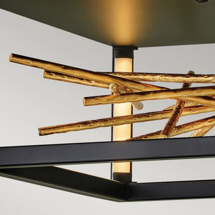 Quintiesse - LED stropné svietidlo STYX LED/8W/230V čierna/zlatá