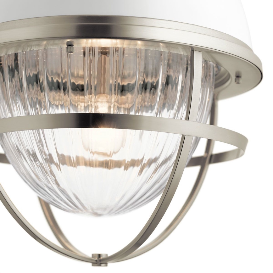 Quintiesse - Luster na tyči TOLLIS 1xE27/40W/230V priemer 40,8 cm matný chróm