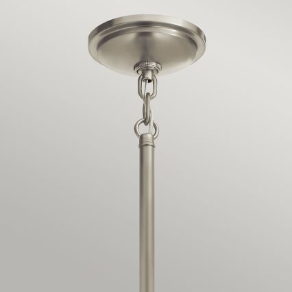 Quintiesse - Luster na tyči TOLLIS 1xE27/40W/230V priemer 40,8 cm matný chróm
