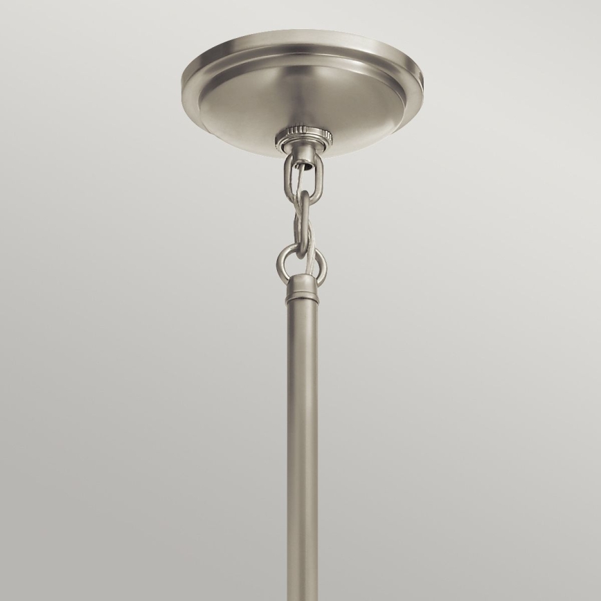Quintiesse - Luster na tyči TOLLIS 1xE27/40W/230V priemer 40,8 cm matný chróm