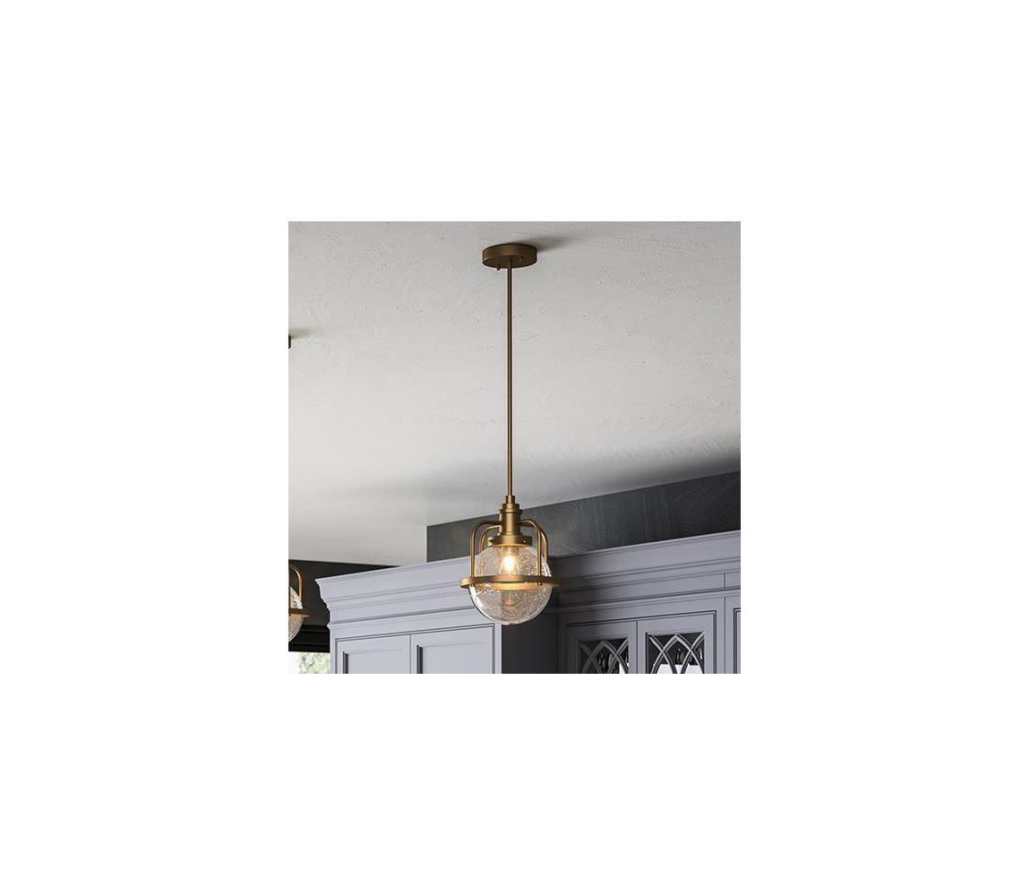 Elstead Quintiesse QN-TRIOCENT-P-NBR-Ven. luster na tyči TRIOCENT 1xE27/40W/230V IP44 bronz QN-TRIOCENT-P-NBR