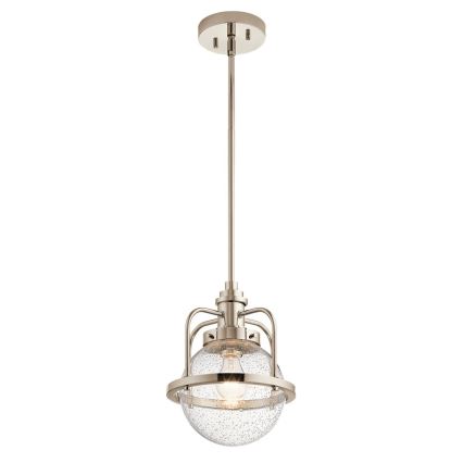 Quintiesse - Vonkajší luster na tyči TRIOCENT 1xE27/40W/230V IP44 lesklý chróm