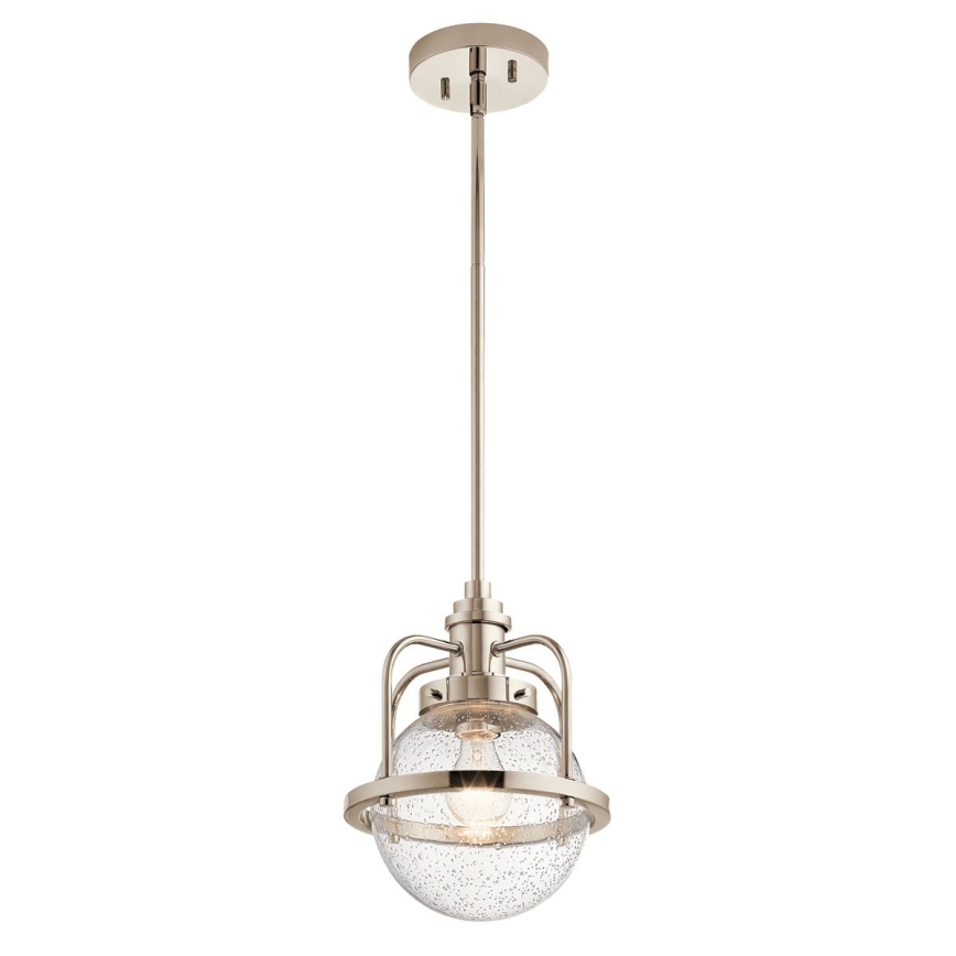 Quintiesse - Vonkajší luster na tyči TRIOCENT 1xE27/40W/230V IP44 lesklý chróm