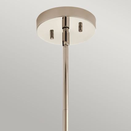 Quintiesse - Vonkajší luster na tyči TRIOCENT 1xE27/40W/230V IP44 lesklý chróm