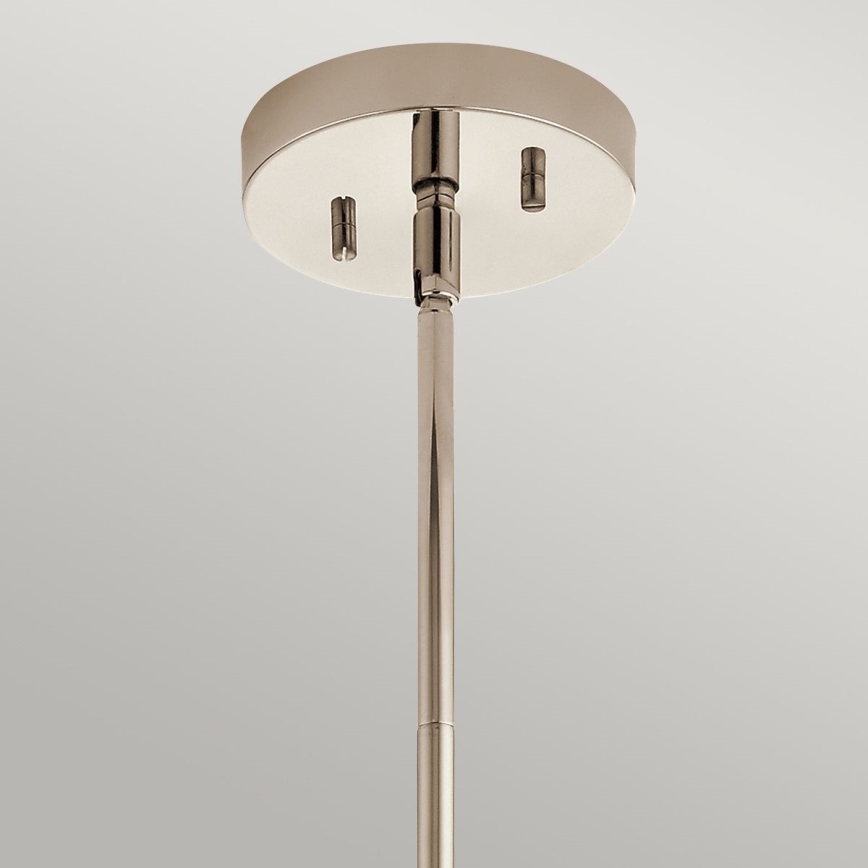 Quintiesse - Vonkajší luster na tyči TRIOCENT 1xE27/40W/230V IP44 lesklý chróm