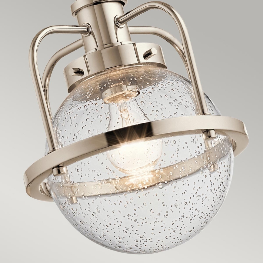 Quintiesse - Vonkajší luster na tyči TRIOCENT 1xE27/40W/230V IP44 lesklý chróm