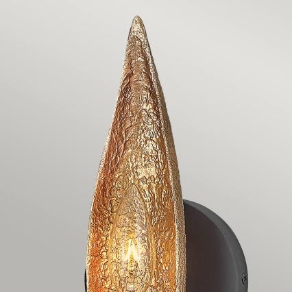 Quintiesse - Nástenné svietidlo WILLOW 1xE14/40W/230V zlatá/čierna