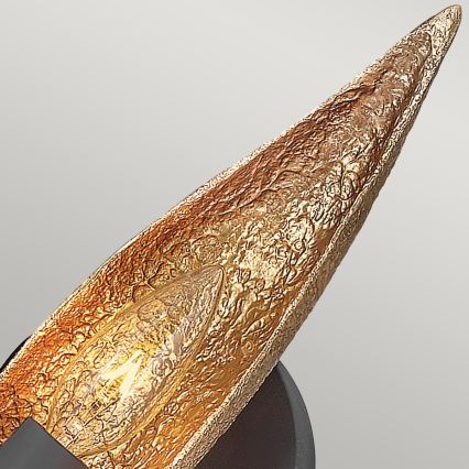 Quintiesse - Nástenné svietidlo WILLOW 1xE14/40W/230V zlatá/čierna