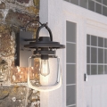 Quintiesse - Vonkajšie nástenné svietidlo LASALLE M 1xE27/60W/230V IP44 bronzové