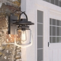 Quintiesse - Vonkajšie nástenné svietidlo LASALLE S 1xE27/60W/230V IP44 bronzové