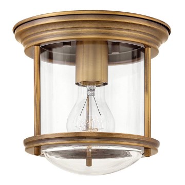 Quintiesse - Vonkajšie stropné svietidlo HADRIAN 1xE27/60W/230V priemer 19,6 cm IP44 bronzové