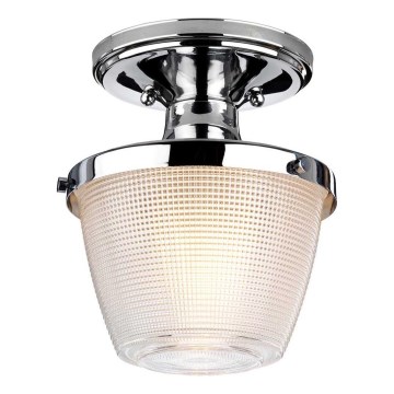 Quoizel - Kúpeľňové stropné svietidlo DUBLIN 1xE27/40W/230V IP44 lesklý chróm