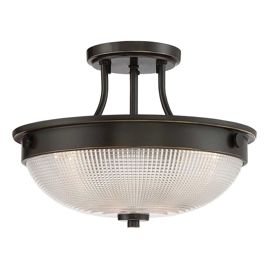 Quoizel - Prisadený luster MANTLE 2xE27/60W/230V bronzová