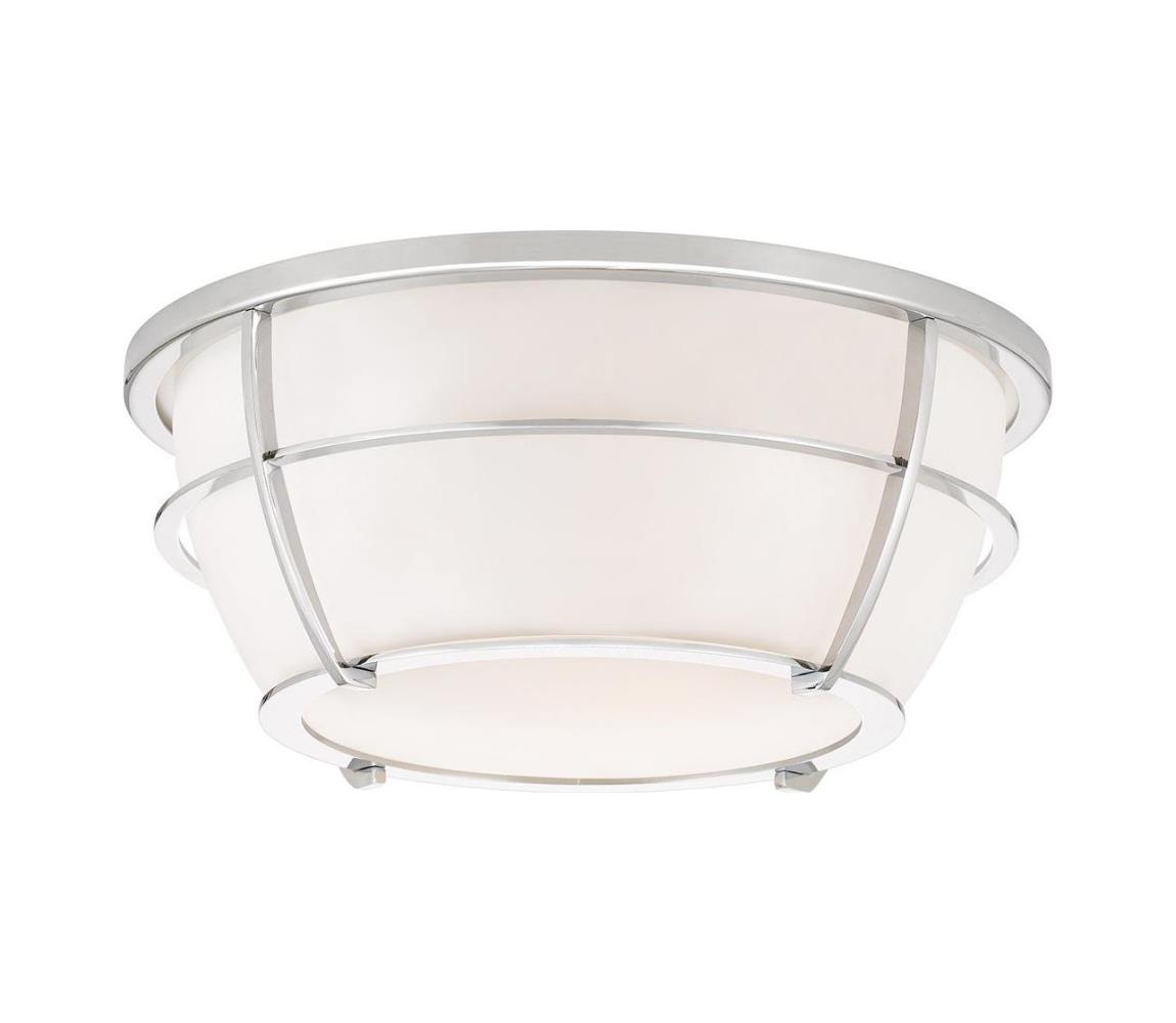 Elstead Quoizel QZ-CHANCE-F-PC - Kúpeľňové stropné svietidlo CHANCE 2xE27/60W/230V IP44 QZ-CHANCE-F-PC