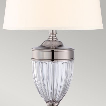 Quoizel - Stolná lampa DENNISON 1xE27/60W/230V lesklý chróm