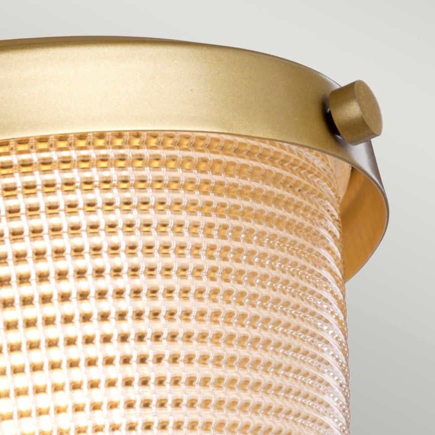 Quoizel - Kúpeľňové stropné svietidlo DUBLIN 1xE27/40W/230V IP44 zlatá