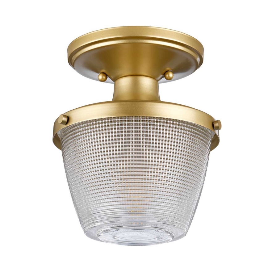 Quoizel - Kúpeľňové stropné svietidlo DUBLIN 1xE27/40W/230V IP44 zlatá