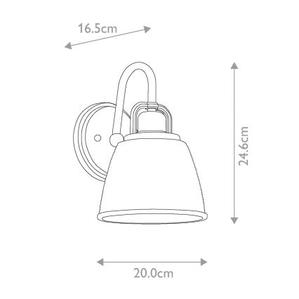 Quoizel - LED Kúpeľňové nástenné svietidlo DUBLIN 1xG9/3W/230V IP44 lesklý chróm