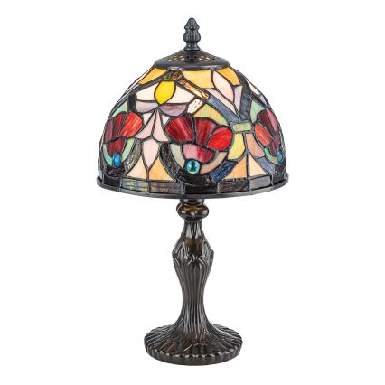 Quoizel - Stolná lampa Tiffany LARISSA 1xE14/40W/230V priemer 20 cm