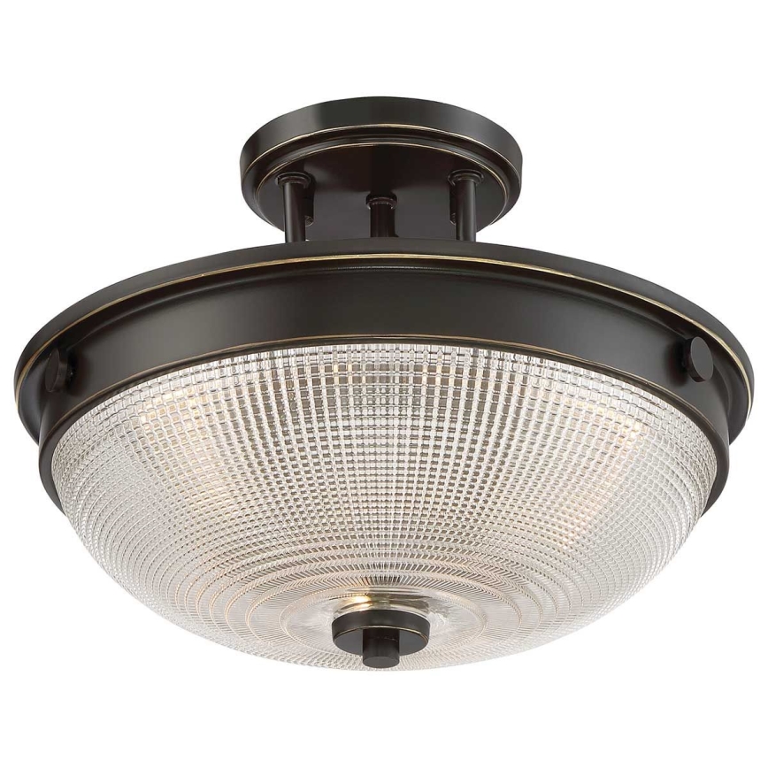Quoizel - Prisadený luster MANTLE 2xE27/60W/230V bronzová
