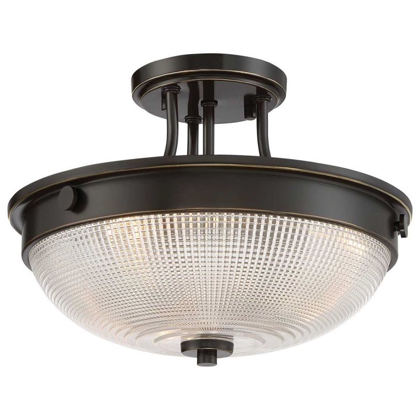 Quoizel - Prisadený luster MANTLE 2xE27/60W/230V bronzová