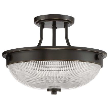 Quoizel - Prisadený luster MANTLE 2xE27/60W/230V bronzová