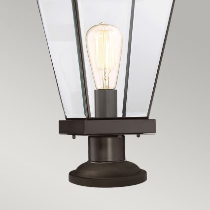 Quoizel - Vonkajšia lampa RAVINE 1xE27/60W/230V IP44 hnedá