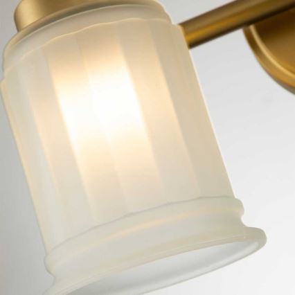 Quoizel - LED kúpeľňové nástenné svietidlo SWELL 2xG9/3W/230V IP44 zlaté