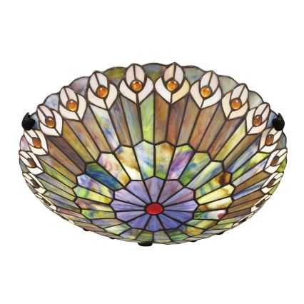 Quoizel - Stropné svietidlo Tiffany WATKINS 2xE27/60W/230V, priemer 42 cm