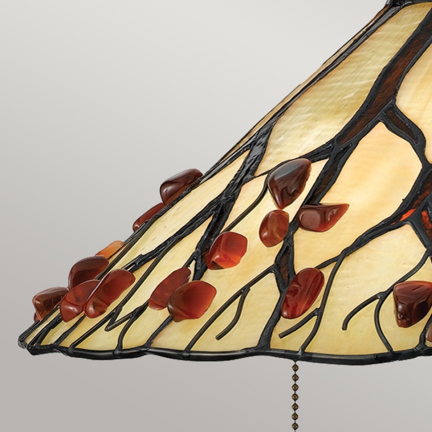 Quoizel - Stolná lampa Tiffany WHISPERING 2xE27/60W/230V