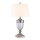 Quoizel - Stolná lampa DENNISON 1xE27/60W/230V lesklý chróm