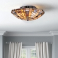 Quoizel - Stropné svietidlo Tiffany INGLENOOK 2xE27/60W/230V pr. 40,7 cm