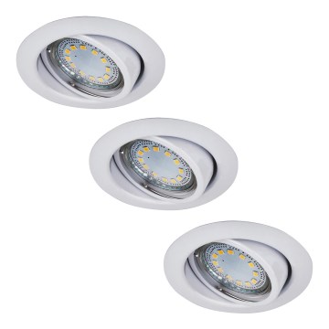 Rabalux 1049 - SADA 3x LED podhľadové svietidlo LITE 3xGU10-LED/3W/230V Rabalux 1049 - SADA 3x LED podhľadové svietidlo LITE 3xGU10-LED/3W/230V