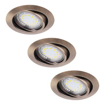 Rabalux 1051 - SADA 3x LED podhľadové svietidlo LITE 3xGU10-LED/3W/230V Rabalux 1051 - SADA 3x LED podhľadové svietidlo LITE 3xGU10-LED/3W/230V