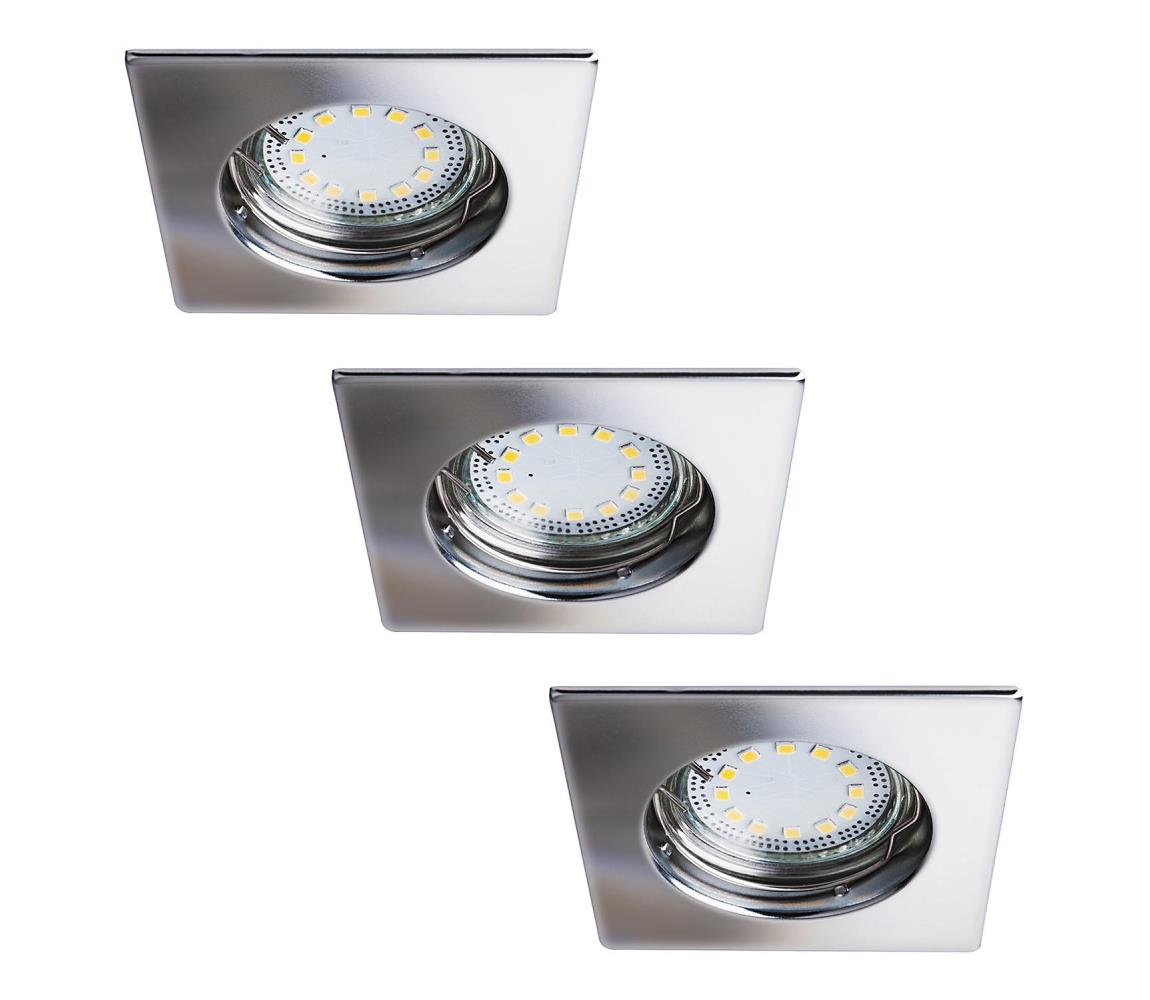 Rabalux 1053 - SADA 3× LED zapustených svietidiel LITE 3×GU10-LED/3W/230V 1053