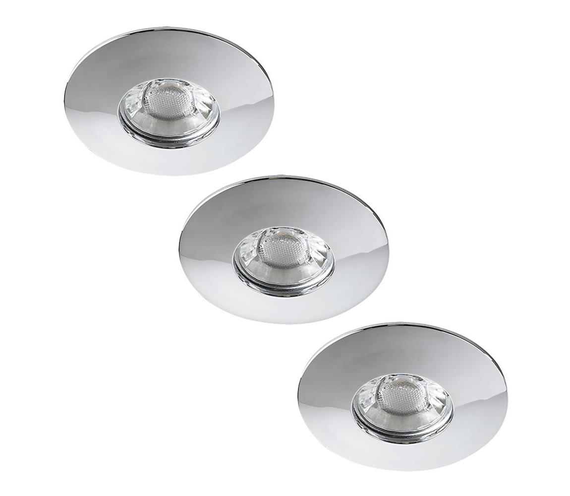 Rabalux 1072 - SADA 3x LED Kúpeľňové podhľadové svietidlo RANDY 3xLED/4W/230V ku 1072