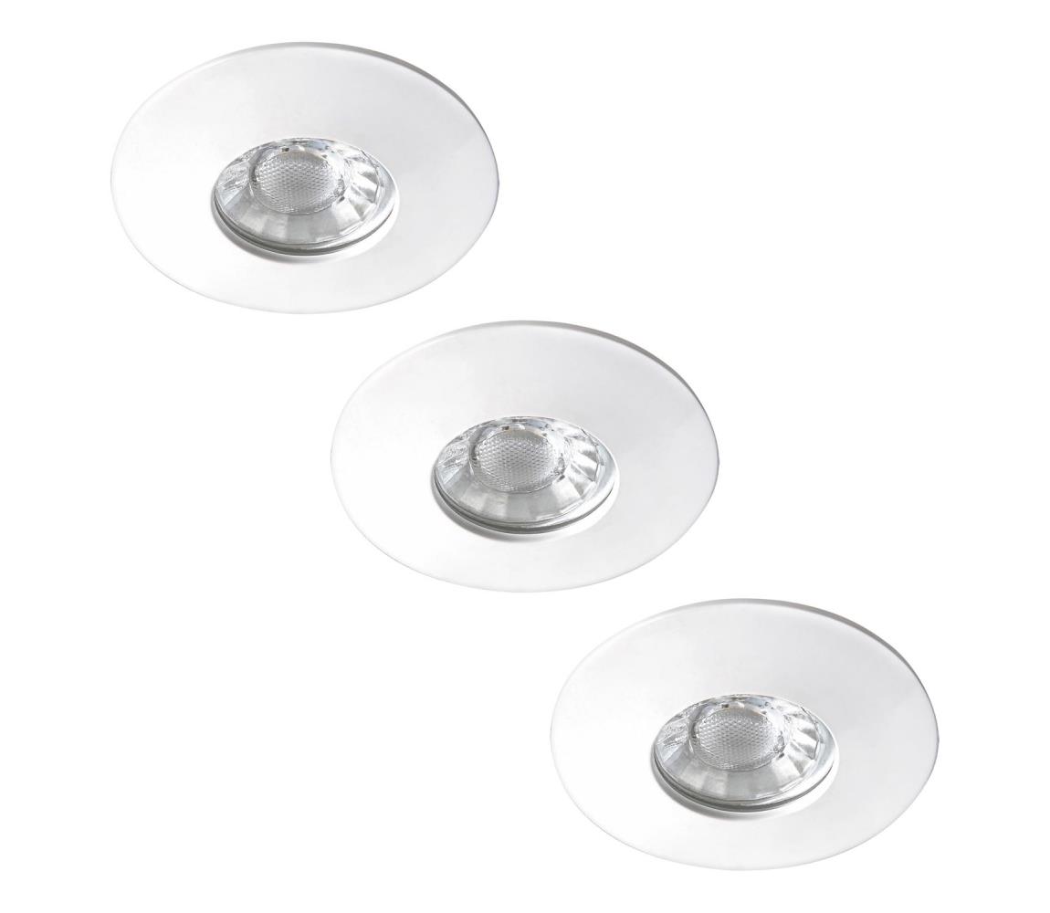 Rabalux 1078 - SADA 3xLED Kúpeľňové podhľadové svietidlo RANDY 3xLED/4W/230V okrúhle 1078