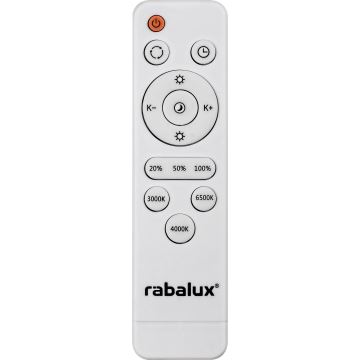 Rabalux - LED Stmievateľné stropné svietidlo s diaľkovým ovládačom LED/72W/230V