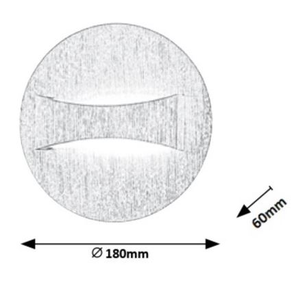 Rabalux - LED Nástenné svietidlo LED/6W/230V