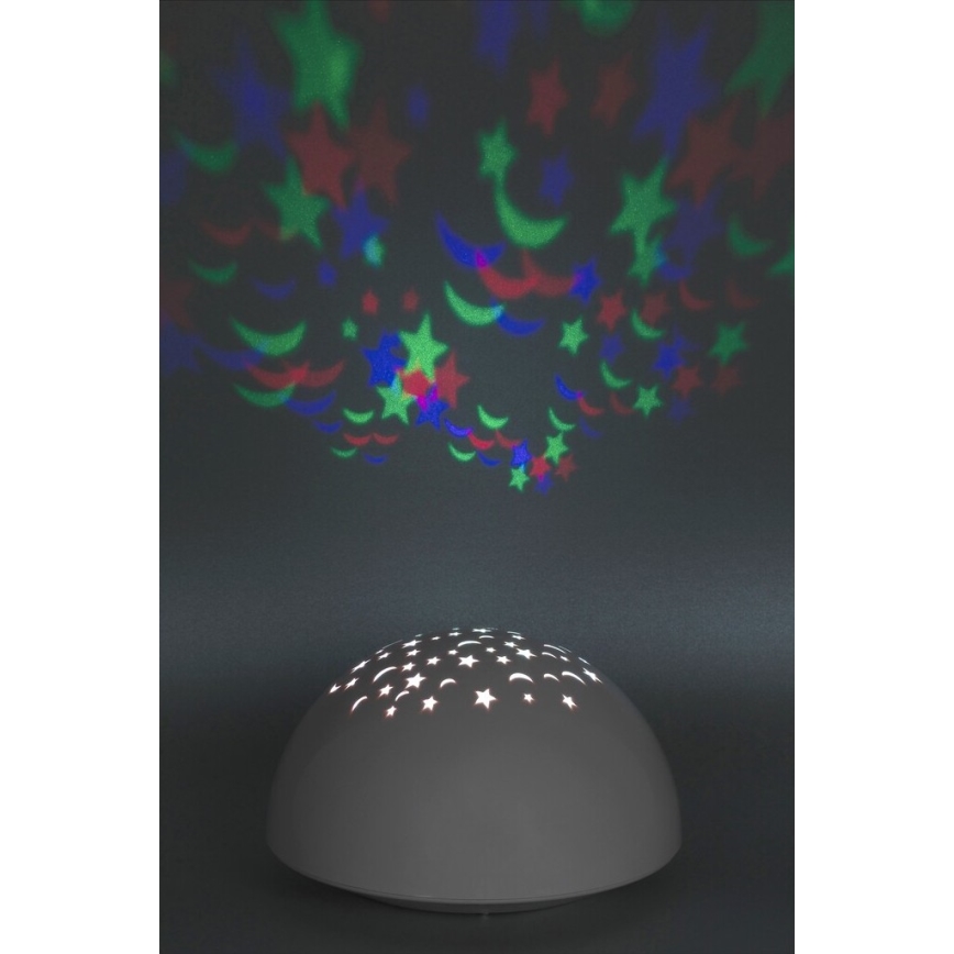 Rabalux - LED Nočné svetlo RGB LED/0,5W/3xAA