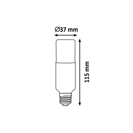 Rabalux - LED Žiarovka T37 E27/9W/230V 3000K