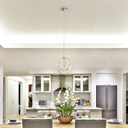Rabalux - LED Krištáľový luster na lanku LED/7W/230V