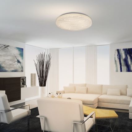 Rabalux - LED Stmievateľné stropné svietidlo na diaľkové ovládanie LED/80W/230V