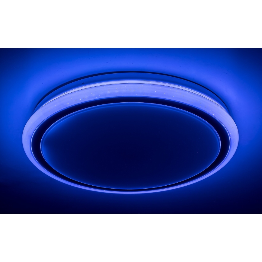 Rabalux - stmievateľné LED stropné svietidlo s diaľkovým ovládaním, RGB, 32 W, 230 V, priemer 40 cm