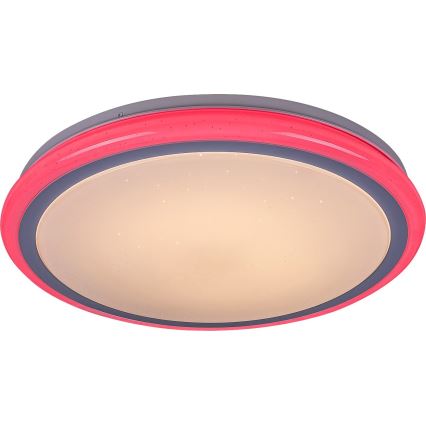 Rabalux - stmievateľné LED stropné svietidlo s diaľkovým ovládaním, RGB, 32 W, 230 V, priemer 40 cm