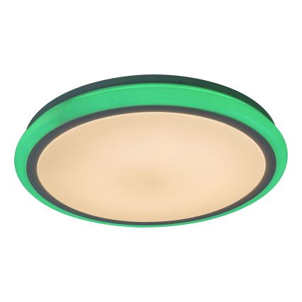 Rabalux - stmievateľné LED stropné svietidlo s diaľkovým ovládaním, RGB, 32 W, 230 V, priemer 40 cm