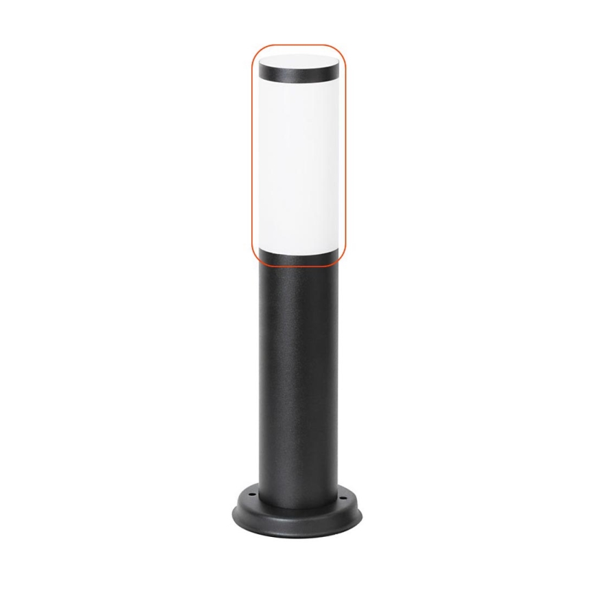 Rabalux 19607 - Náhradné sklo k vonkajšej lampe BLACK TORCH E27